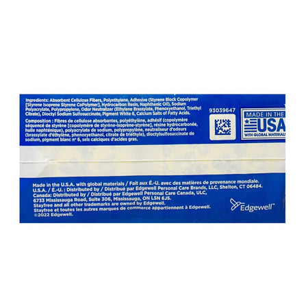 Stayfree Regular Maxi Pads - Pack of 10 - All Travel Sizes