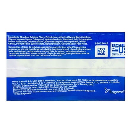 Stayfree Super Maxi Pads - Pack of 10 - All Travel Sizes