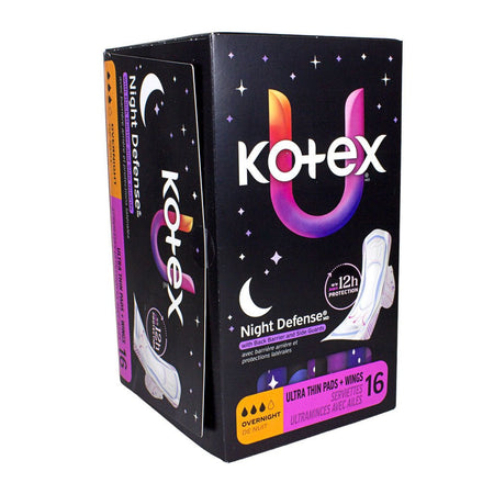 Kotex Core Ultrathin Overnight Pads- 16 ct - All Travel Sizes