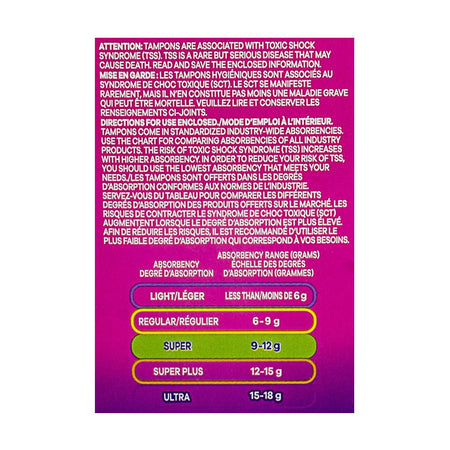 Tampax Pocket Radiant Tampons Super Unscented - 14 ct. - All Travel Sizes