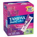 Tampax Pocket Radiant Tampons Super Unscented - 14 ct.