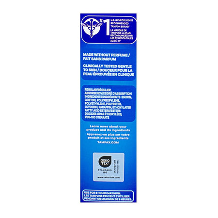 Tampax Pearl Regular Unscented Tampons - 10 ct. - All Travel Sizes