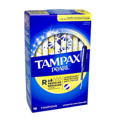 Tampax Pearl Regular Unscented Tampons - 10 ct.