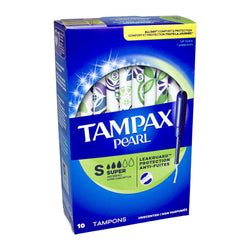Tampax Pearl Super Unscented Tampons - 10 ct.