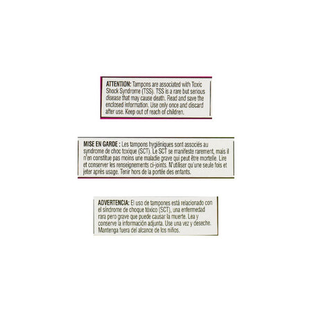 Playtex Sport Regular Tampons - Box of 8 (Fragrance Free) - All Travel Sizes