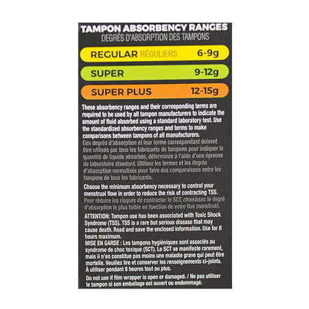 U By Kotex Click Compact Tampons Super Plus - Box of 16 - All Travel Sizes