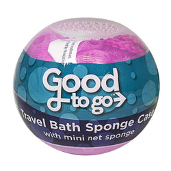 Good to Go Travel Bath Puff Loofah in Breathable Case