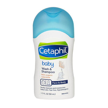 UNAVAILABLE - Cetaphil Baby Wash & Shampoo - 1.7 oz. - All Travel Sizes