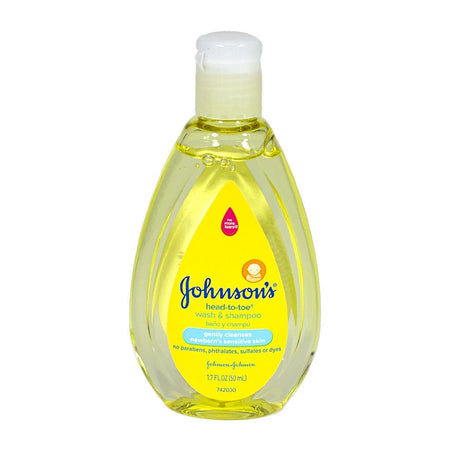 Johnson's Shampoo and Body Wash - 1.7 oz. - All Travel Sizes