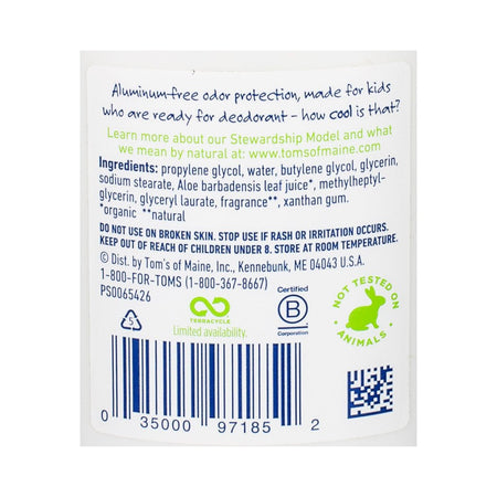 Tom's of Maine Wicked Cool! Deodorant 1.6 oz - All Travel Sizes
