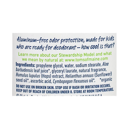 Tom's of Maine Wicked Cool! Girls Summer Fun Deodorant 1.6 oz - All Travel Sizes