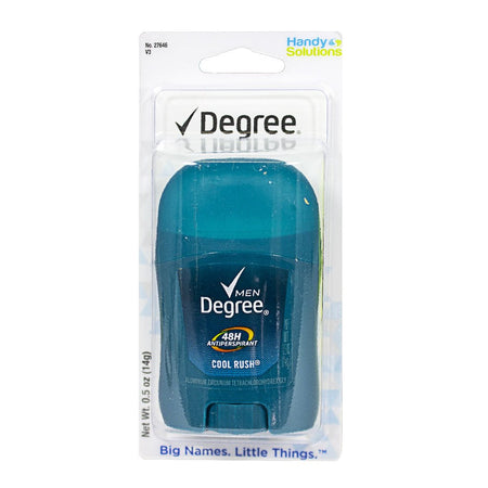 Degree Men Cool Rush Deodorant - Carded 0.5 oz. - All Travel Sizes