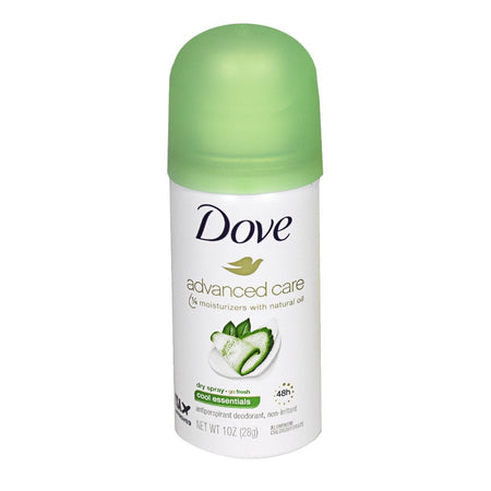 Dove Aerosol Antiperspirant Cool Essentials - 1 oz. - All Travel Sizes