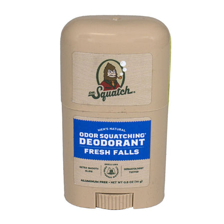 Dr. Squatch Fresh Falls Men's Odor Squatching Deodorant - 0.5 oz. - All Travel Sizes