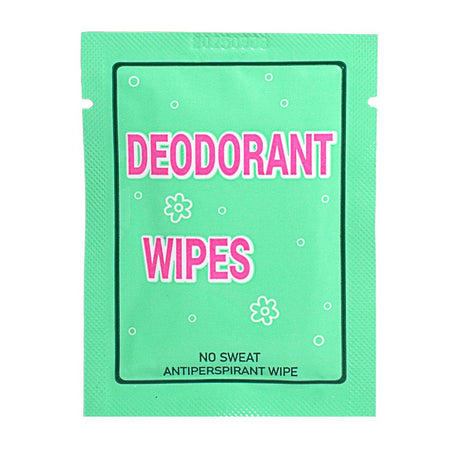 Deodorant Wipes, Individually Wrapped - All Travel Sizes