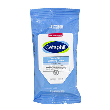 Cetaphil Gentle Skin  Cleansing Cloths - Pack of 10