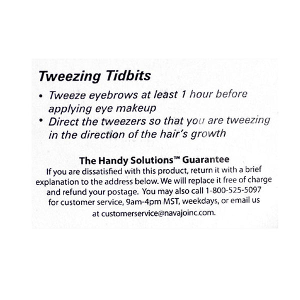 Handy Solutions Slant Tip Tweezers - Card of 1