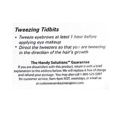 Handy Solutions Slant Tip Tweezers - Card of 1 - All Travel Sizes