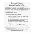 Handy Solutions Toenail Clippers - Card of 1 - All Travel Sizes