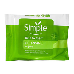 Simple Sensitive Skin Cleansing Facial Wipes - Pack of 7