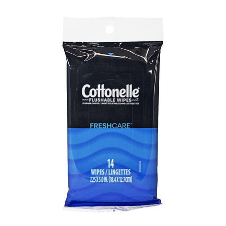 Cottonelle Flushable Moist Wipes - pack of 14 - All Travel Sizes