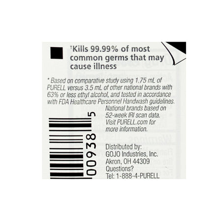 Purell Advanced Hand Sanitizer With Aloe - 2 oz. - All Travel Sizes