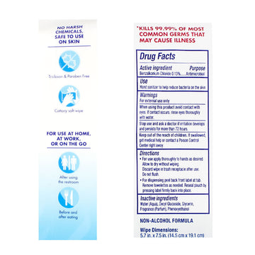 Purell Hand Sanitizing Wipes - Pack of 20