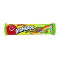 A package of Airheads Xtremes Rainbow Berry Candy, displaying the product name and the flavor, with a colorful design including the Airheads logo.