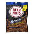 A bag of Beer Nuts brand Sweet & Salty Almonds, 2 oz in size, with the product prominently displayed against a white background.