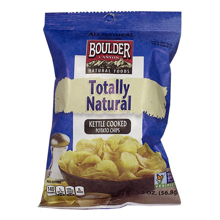 Boulder Canyon Sea Salt Kettle Cooked Potato Chips - 2 oz. - All Travel Sizes
