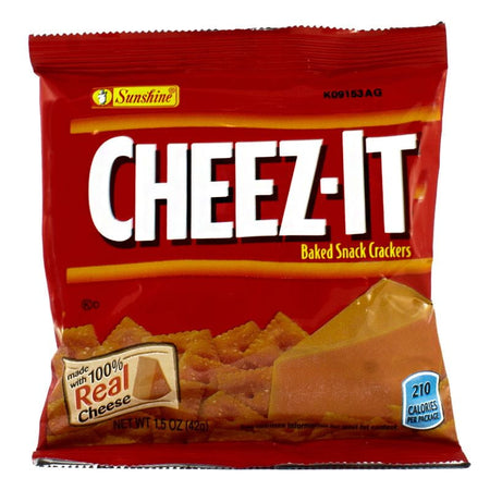 Cheez - It Cheddar Crackers - 1.5 oz. - All Travel Sizes