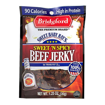 Bridgford Sweet N' Spicy Beef Jerky - 1.25 oz - All Travel Sizes