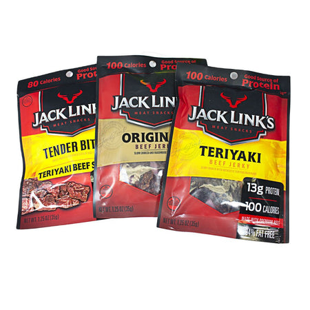 Jack Link's Variety Beef Jerky and Tender Bites - 1.25oz - All Travel Sizes