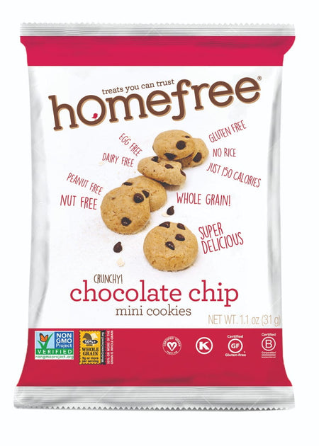 Homefree Chocolate Chip Cookies - 1.1 oz. - All Travel Sizes
