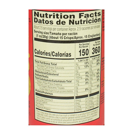 Pringles Original Potato Chips - 2.36 oz. - All Travel Sizes