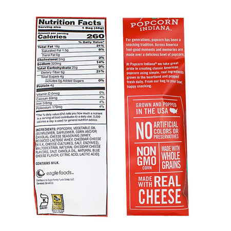 Popcorn Indiana Classic White Cheddar Popcorn - 1.7 oz. - All Travel Sizes