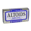 Altoids Arctic peppermint mint package on a white background