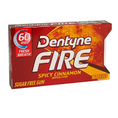 Dentyne Fire Spicy Cinnamon Gum - 16 Pieces - All Travel Sizes