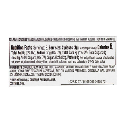 Dentyne Ice Peppermint Gum - 16 Pieces - All Travel Sizes