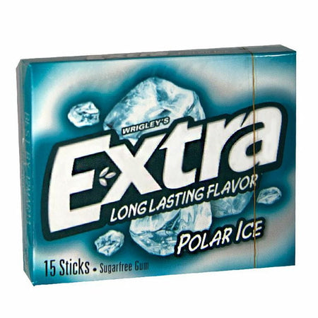 Wrigley's Extra Polar Ice Gum - 15 Sticks - All Travel Sizes