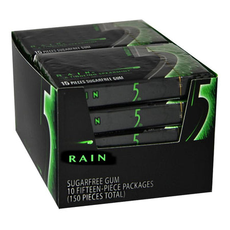 Wrigley's Rain 5 Gum - 15 Sticks - All Travel Sizes