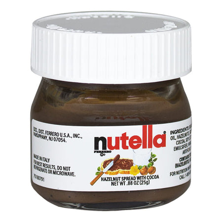 Nutella Hazelnut Spread - 0.88 oz. Glass Jar - All Travel Sizes