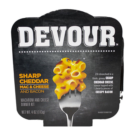 Devour Sharp Cheddar Mac & Cheese with Bacon - 4 oz. - All Travel Sizes