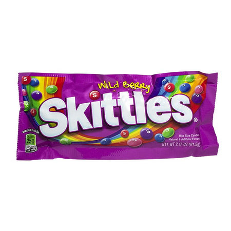 Skittles Bite Size Wild Berry Fruit Candies - 2.17 oz. - All Travel Sizes