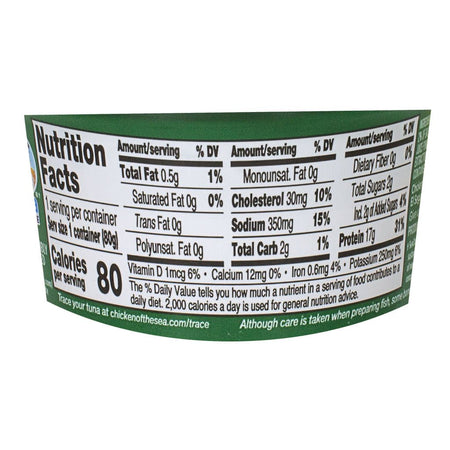 Chicken of the Sea Infusions Basil Tuna w/Fork - 2.8 oz. - All Travel Sizes