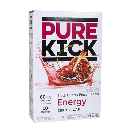 Pure Kick Energy Drink Mix Black Cherry Pomegranate Singles To Go - 6 ct. - All Travel Sizes