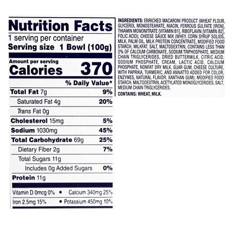 Kraft Mac & Cheese Original Big Bowl - 3.5 oz. - All Travel Sizes