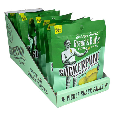Suckerpunch Gourmet Bread & Butter Pickle Chip Single Serve - 3.4 oz. - All Travel Sizes