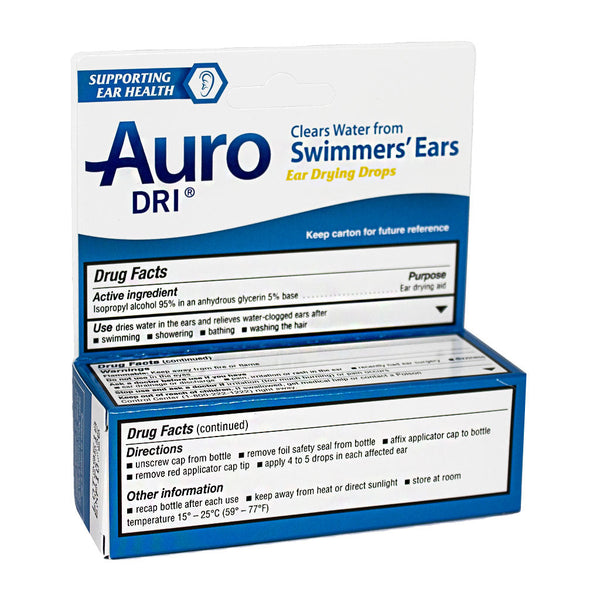 Auro Dri Swimmers' Aid Ear Drying Drops -  I oz.