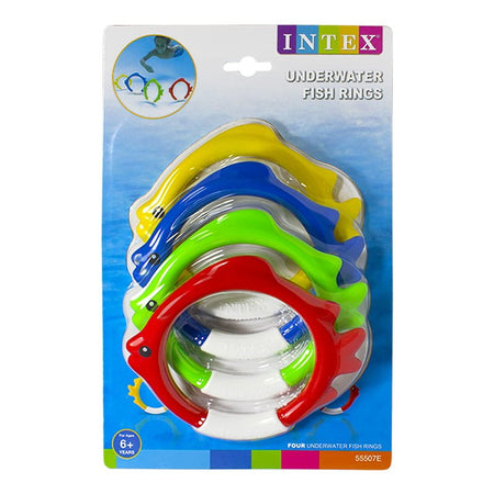 Intex Underwater Fish Rings - 4 Rings - All Travel Sizes